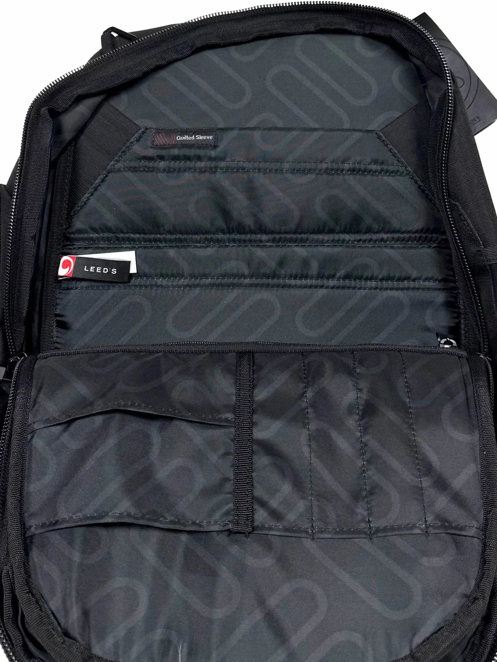 Fanta Leed's Elleven Black Laptop Backpack NWT Logo Promo Bag